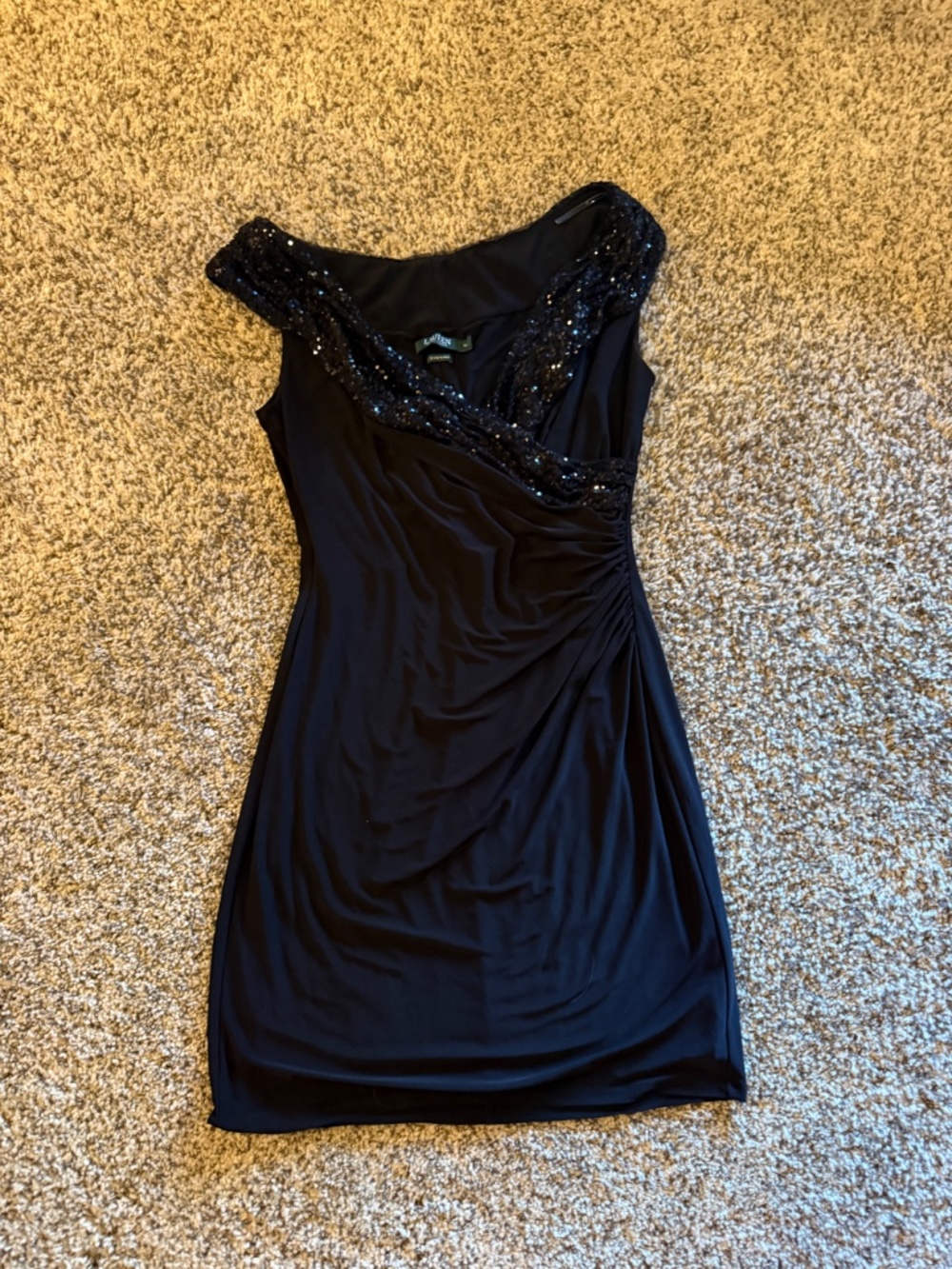 Ralph Lauren Sequined Evening Gown